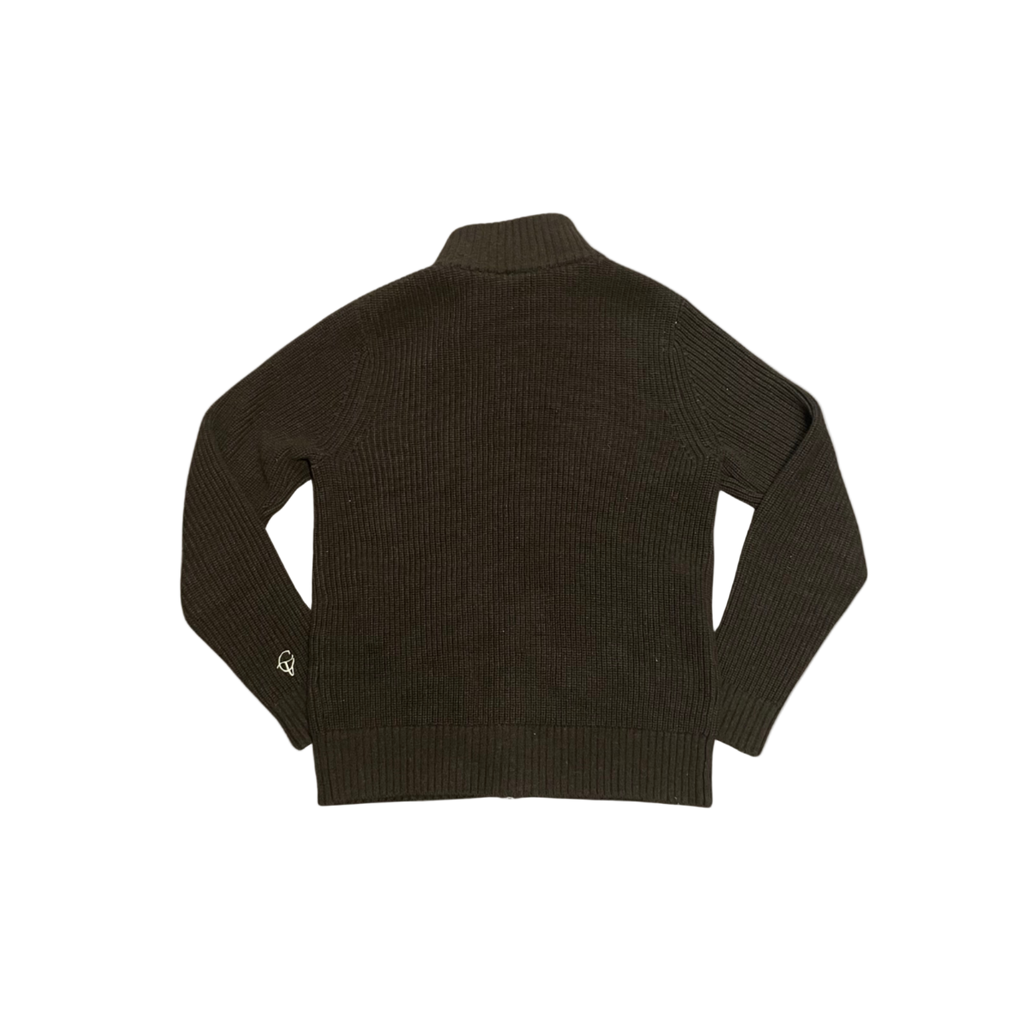 Grey Fur Lined Cardigan