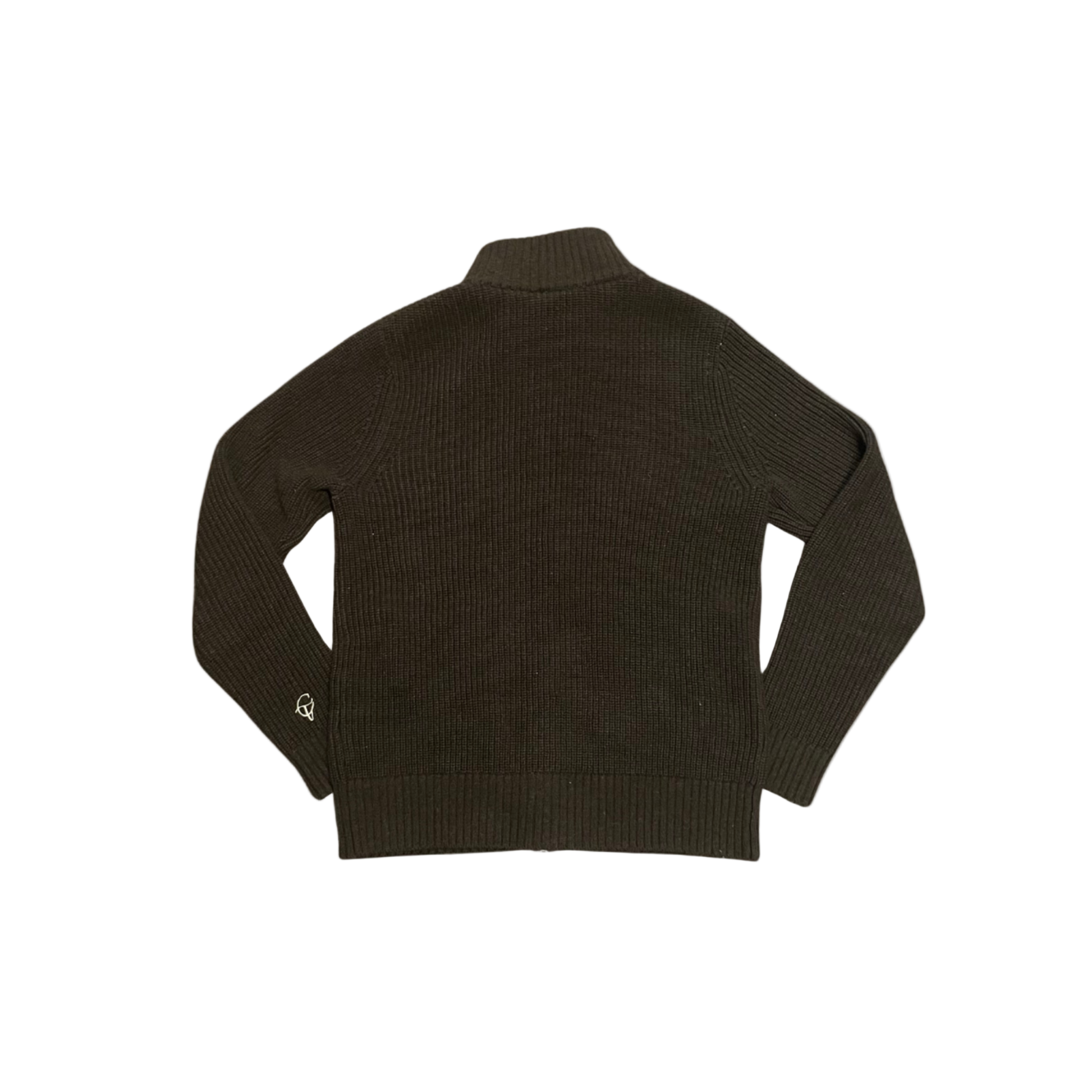 Grey Fur Lined Cardigan