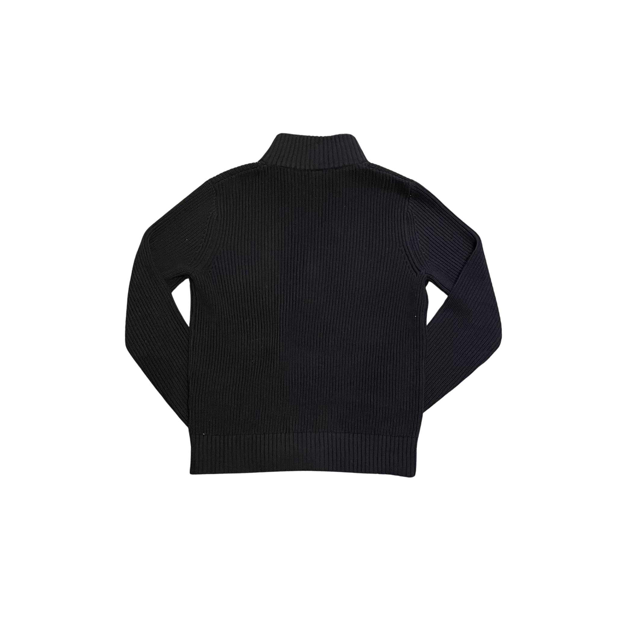 Navy Fur Lined Cardigan