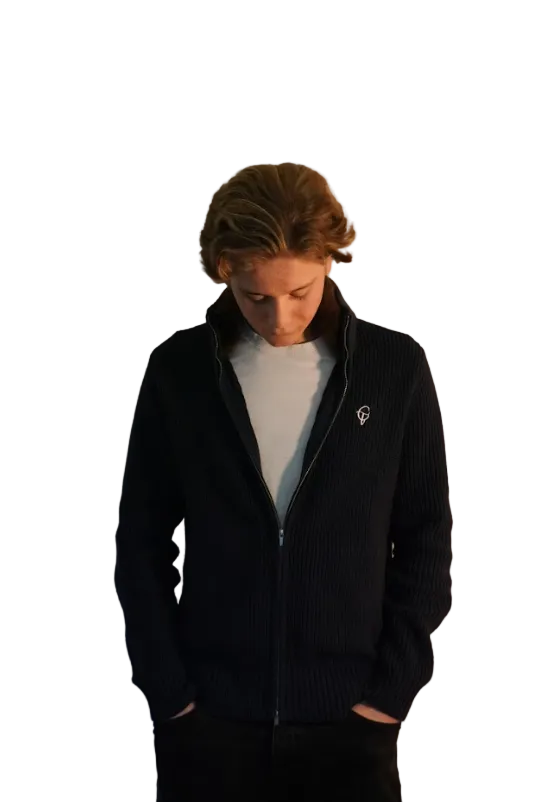Navy W1 Cardigan